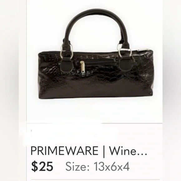 NEW Primewear Insulated Wine Bag / Clutch, Red, New With Tags. Great 4 Christmas - Picture 13 of 16
